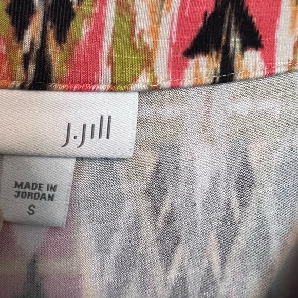 J. Jill Printed Empire-waist Maxi Wrap Dress. Size Small - Picture 4 of 5